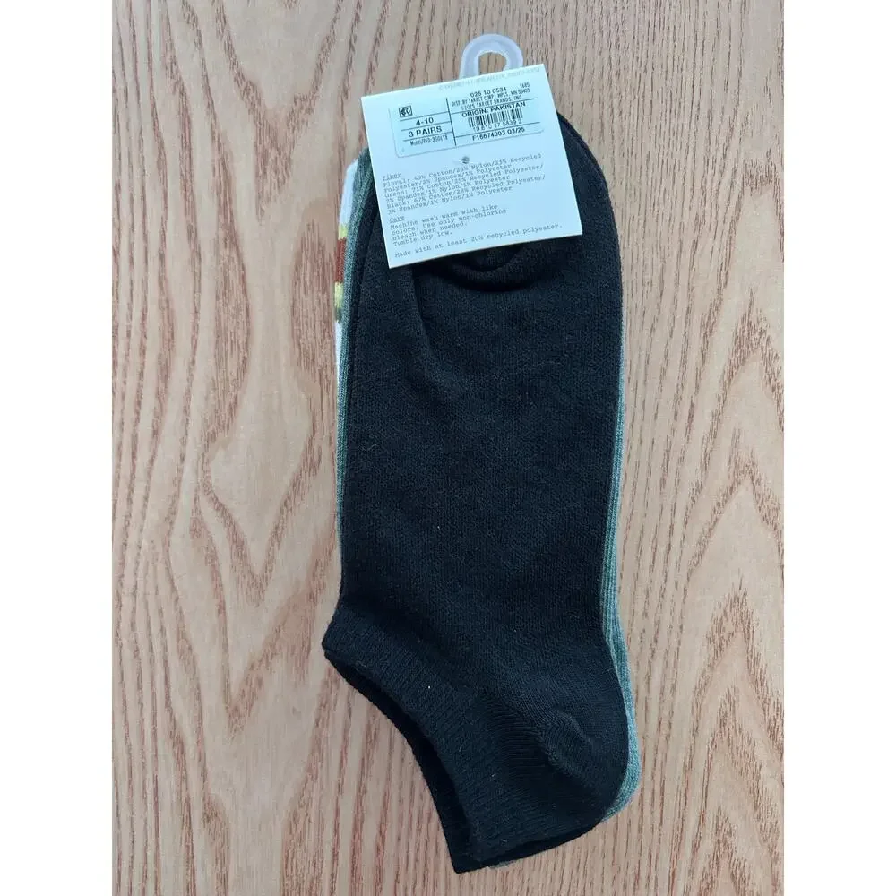 New Womens 6 Pairs A New Day Avacado 🥑Print low cut socks shoe size 4-10